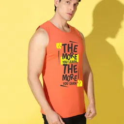 WOOSTRO Men Pack of 2 Typography Printed Round Neck T-shirts image 4