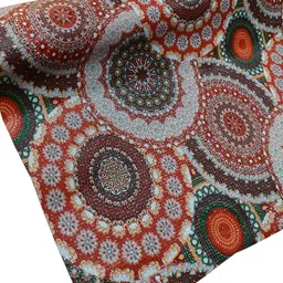 Mopak Decor Orange Set of 1 Regular Shelf Liner Organisers image 3