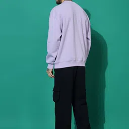 GRIFFEL Men Printed Oversized Fit Long Sleeves Tracksuit image 2