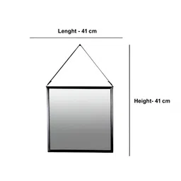 Hind Decor Black Wall Hanging Mirror-picture-39