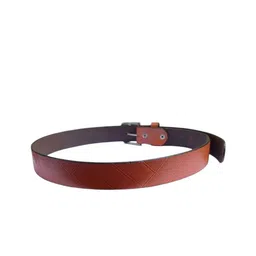 PERKED Men Woven Design Leather Tang Closure Belt image 2