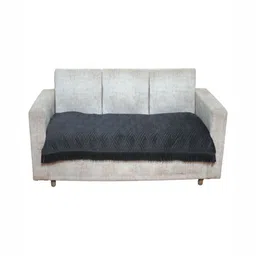 Fashion Throw Grey Velvet 1 Piece Sofa Cover-picture-40