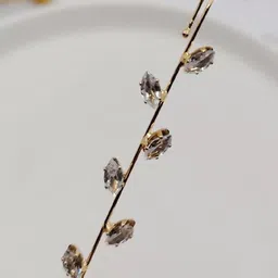 Vembley Gold-Plated Alloy Cubic Zirconia Ear Cuff image 3