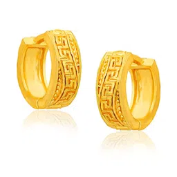 Luv Fashion Micron Plated Circular Hoop Earrings-image-58