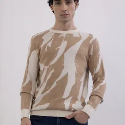SPYKAR Men Colourblocked Printed Pullover-picture-37