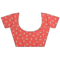 Libas Floral Pure Georgette Saree image 3