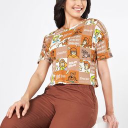 Honey by Pantaloons Women Printed Cotton High-Low Top-picture-7