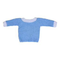 Star Lath Kids Open Knit Long Sleeves Woollen Sweater Vest image 3