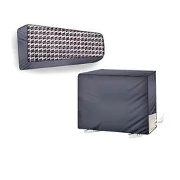 The Furnishing Tree Split AC Cover Set of Indoor and Outdoor Units Used for 1 Ton VOLTAS 123V CAZR-picture-35