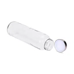 1ST TIME Transparent Glass Solid Water Bottle image 5
