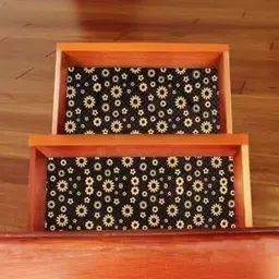 Mopak Decor Black Set of 1 Regular Shelf Liner Organisers image 5