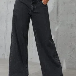 DressBerry Women Comfort Straight Fit High-Rise Light Fade Acid Wash Stretchable Jeans-picture-20