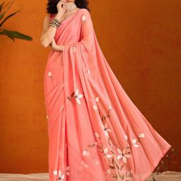 Anouk Rustic Floral Poly Chiffon Saree-picture-26