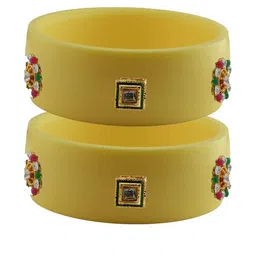 Vidhya Kangan Women Beige Bangle-picture-40