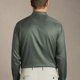 Louis Philippe Spread Collar Full Sleeves Pure Cotton Formal Shirt image 2