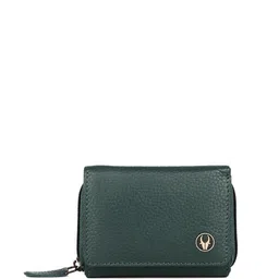 WildHorn Women Textured Leather Three Fold Wallet image 1