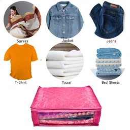 Ajabh Pink Set of 3 Regular Drawer Organiser Organisers image 4