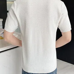 StyleCast x Revolte Men Halter Neck Raw Edge T-shirt image 3