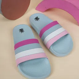 YK Unisex Kids Colourblocked Sliders-picture-12