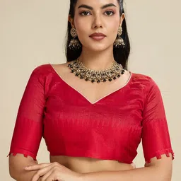 Mitera Striped Zari Woven Design Saree image 4