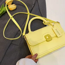 CORSICA Women Yellow PU Handbags-picture-51