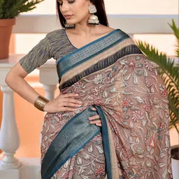 GULKEE FAB Ethnic Motifs Zari Saree image 5