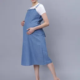 NIGHTSPREE Maternity Fit & Flare Midi Dress image 4