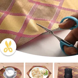 Kuber Industries Pink 3 Pieces Printed Water Resistant Shelf Liner image 4