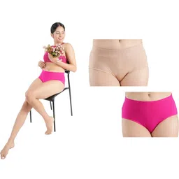 ORLIZEA Pack of 2 Women High-Rise Cotton Blend Hipster Briefs-picture-17