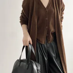 bebe Women Solid Longline Sweater-image-39