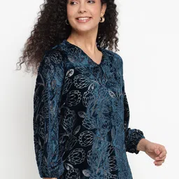 theulluu.com Burnout summer Velvet Top image 3