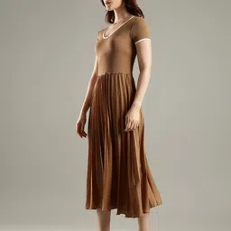 Tommy Hilfiger Scoop Neck Fit & Flare Midi Dress image 5