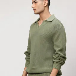ether Johnny Cable Knit Drop-Sleeves Pure Cotton Pullover image 4