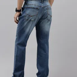 U.S. Polo Assn. Denim Co. Men Connor Bootcut Embroidered Stretchable Jeans image 4