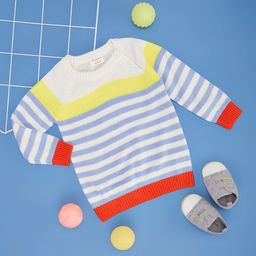 Pantaloons Baby Boys Striped Longline Pullover-picture-39