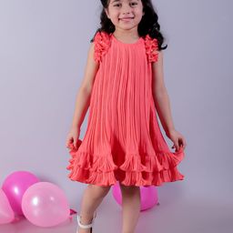 LIL DRAMA Floral A-Line Dress-picture-11