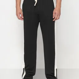 SHOWOFF Men Comfort Straight Fit Striped Low-Rise Trousers-image-96