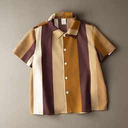 RAVYA TRENDZ Boys Classic Striped Casual Shirt image 3