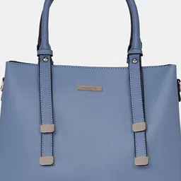 Forever Glam by Pantaloons Colourblocked PU Structured Handheld Bag image 2