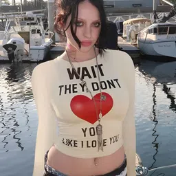 LULU & SKY Women Typography Printed Round Neck T-shirt-picture-24