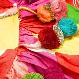 Nihvi Ethnic Motifs Fit & Flare Dress image 3