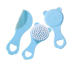 Joy Buzz Ergo Grip Soft Bristles Baby Hair Brush & Comb -Blue-picture-36
