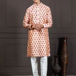 EKYAA Men Printed Thread Work Kurta-picture-34