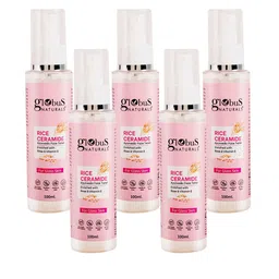 Globus naturals Set Of 5 Rice Ceramide Ayurvedic Face Toner With Vitamin E-100ml Each image 1