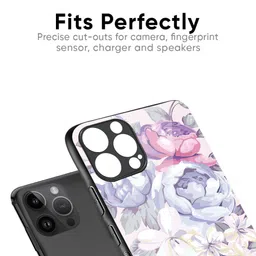 QRIOH Floral Printed iPhone 15 Pro Max Back Case Mobile Accessories image 4