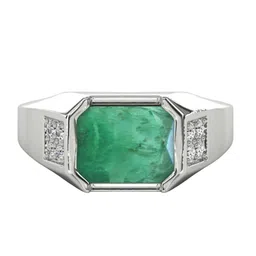 RRVGEM 6.00 Ratti Unheated Emerald Ring-image-0