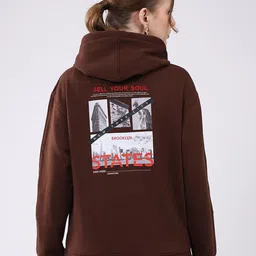 Monte Carlo Women Printed Hooded Sweatshirt image 5