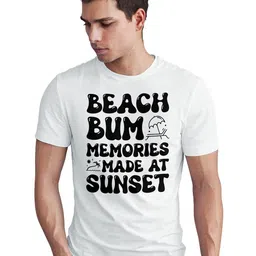 Seekbuylove Men Bio Finish Typography Printed Pure Cotton T-shirt-image-55