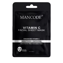 MANCODE Set Of 3 Vitamin C Facial Sheet Mask-25ml Each image 2