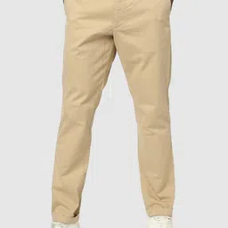 GAP Men Regular Fit Mid-Rise Flat-Front Cotton Chinos Trousers-picture-28